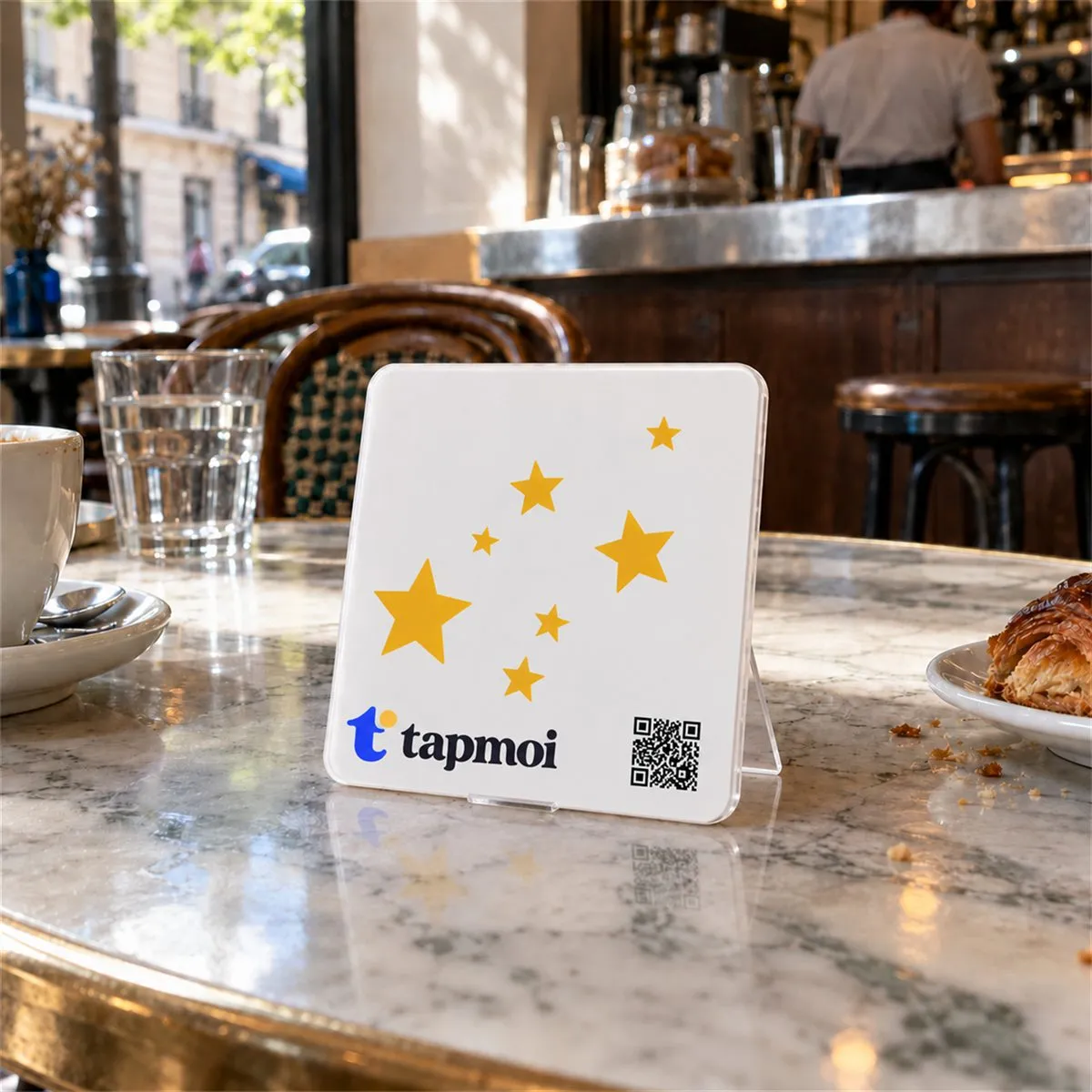 Modèle de plaque avis Google : Étoiles